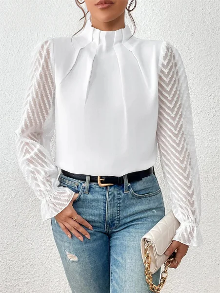 Arpina® | Elegant Top With Ruffle Sleeves - Image 3