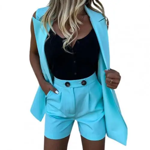 Asela® | Elegant Streetwear-Set Blazer+Shorts - Image 7