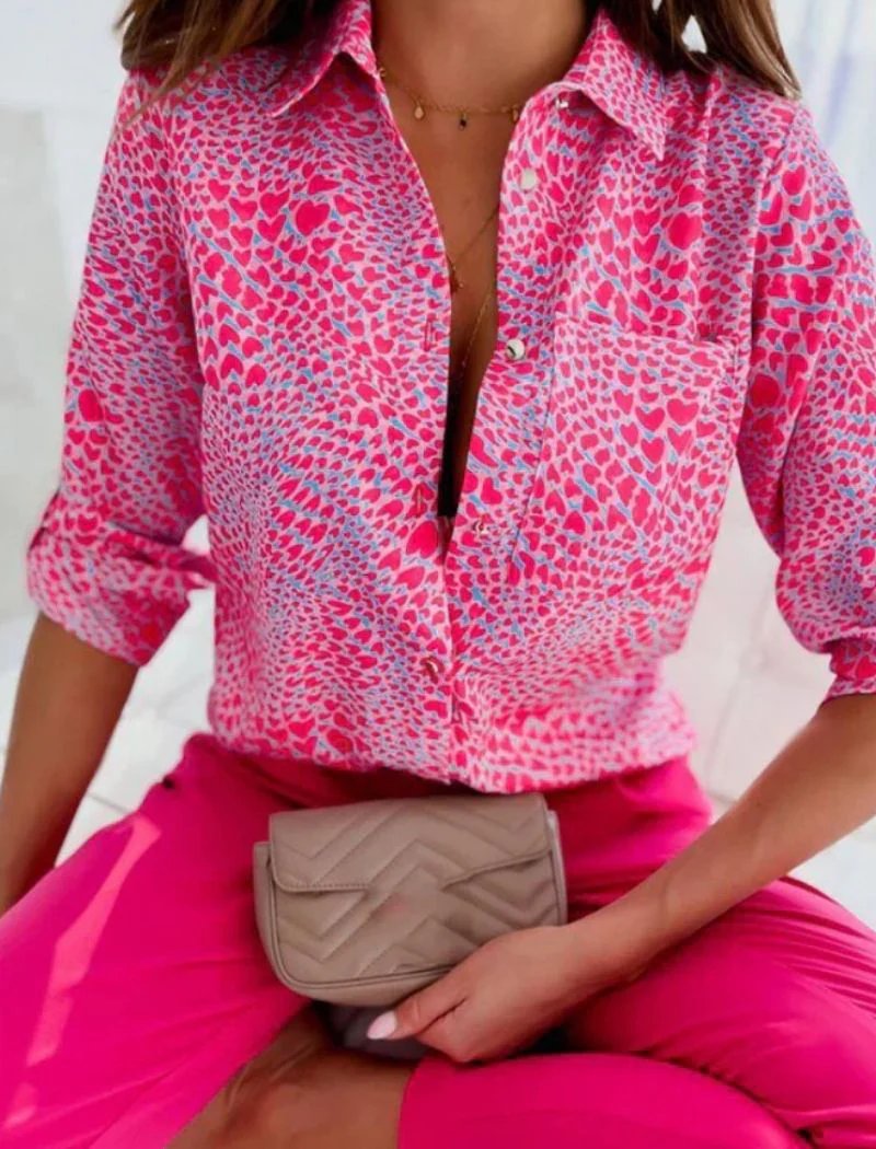 Assumpta® | Women'S Summer Blouse With Turn-Down Collar - Image 5