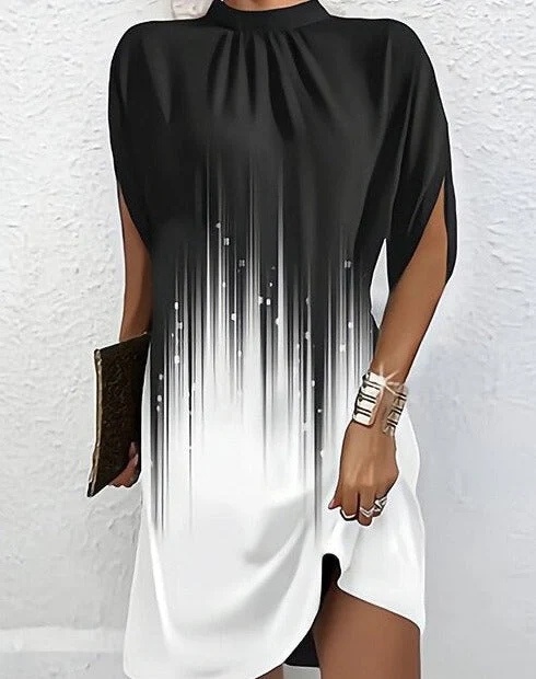 Assunta® | Fashionable Batwing Sleeve Dress - Image 5