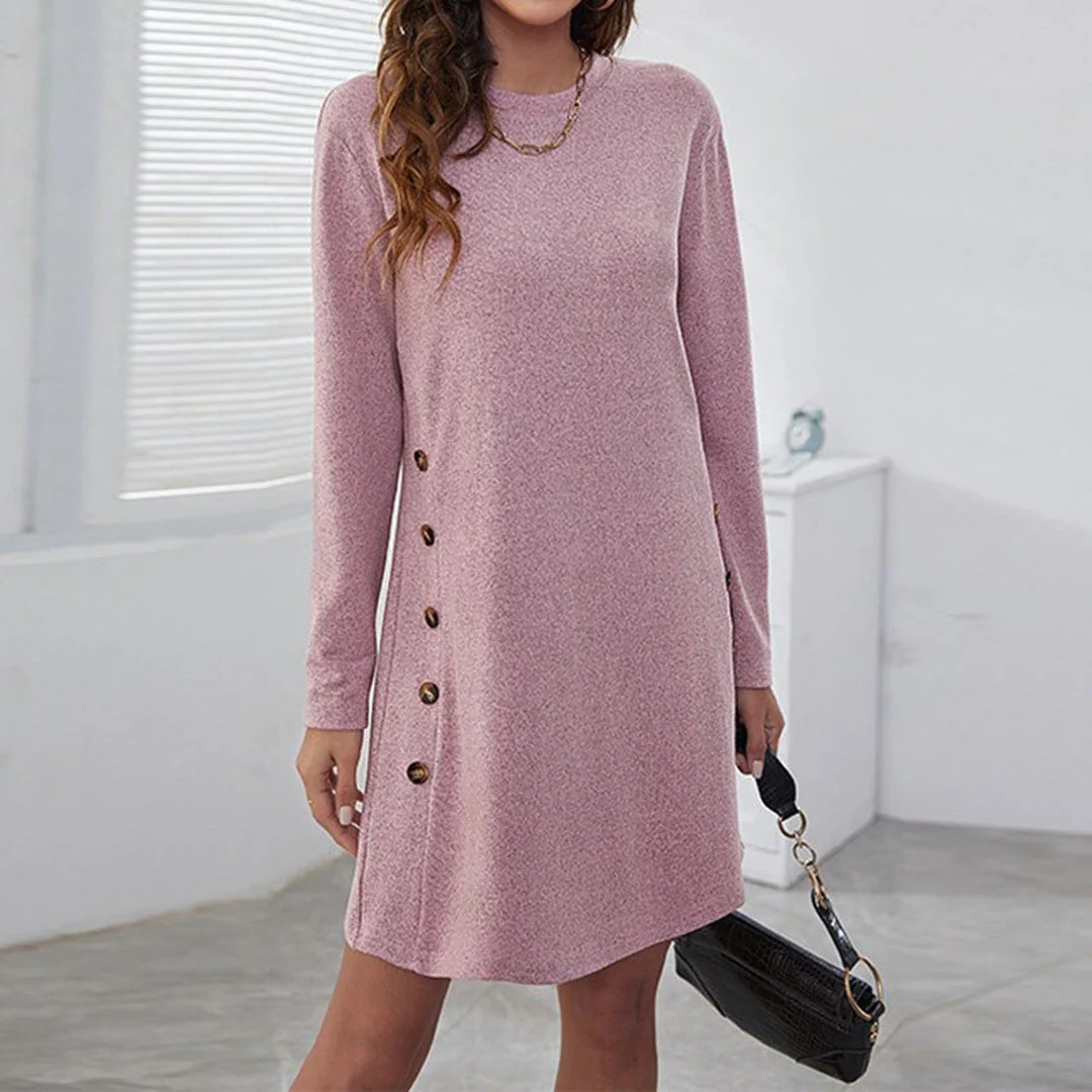 Aubrey® | Chic Casual Long-Sleeved Mini Dress