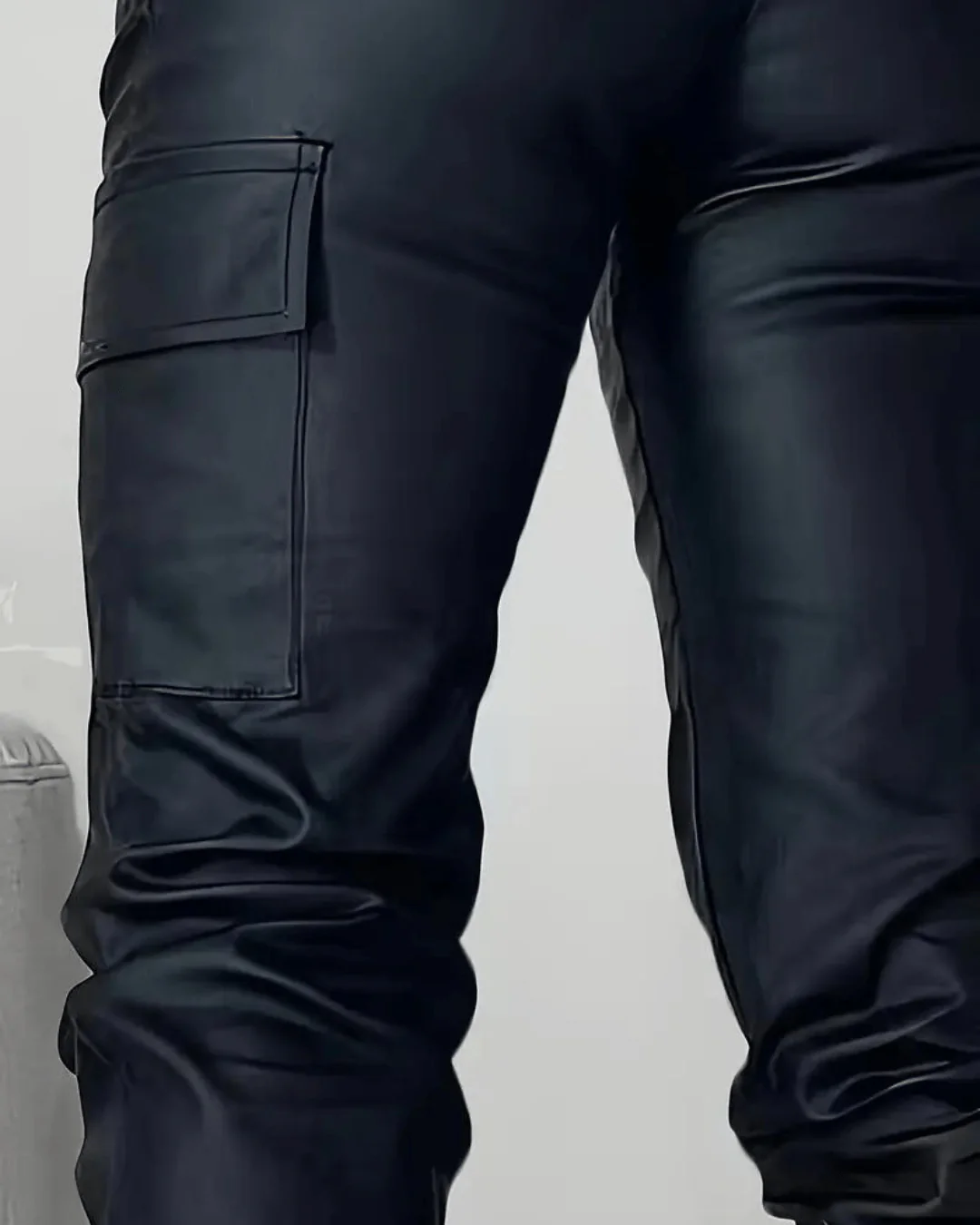 Augusta® | Casual Faux Leather Trousers - Image 8