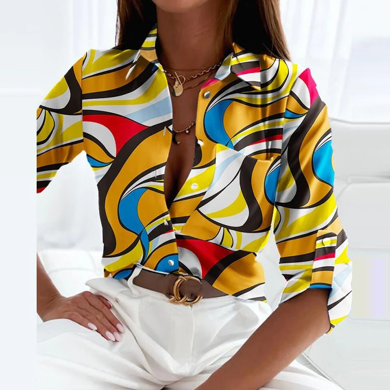 Auristela® | Blouse With Turn-Down Collar - Image 3