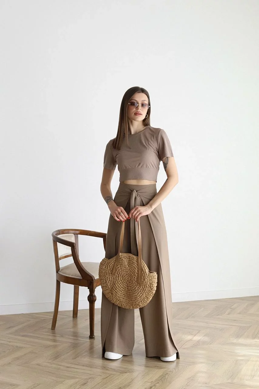 Aurora® | Rosseta Linen Wide Leg Trousers - Image 7