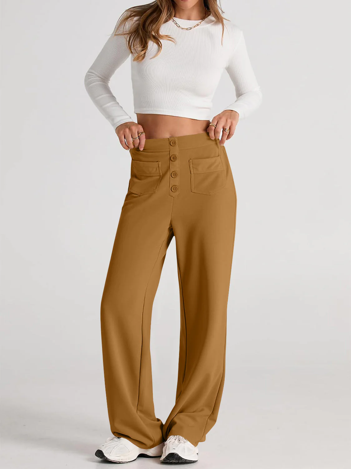 Aurora | Wide-leg, high-waisted trousers - Image 12