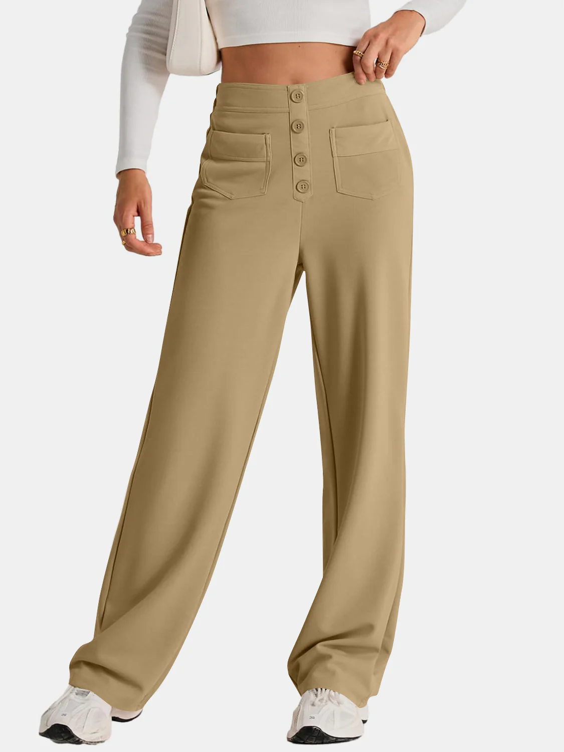 Aurora | Wide-leg, high-waisted trousers - Image 14