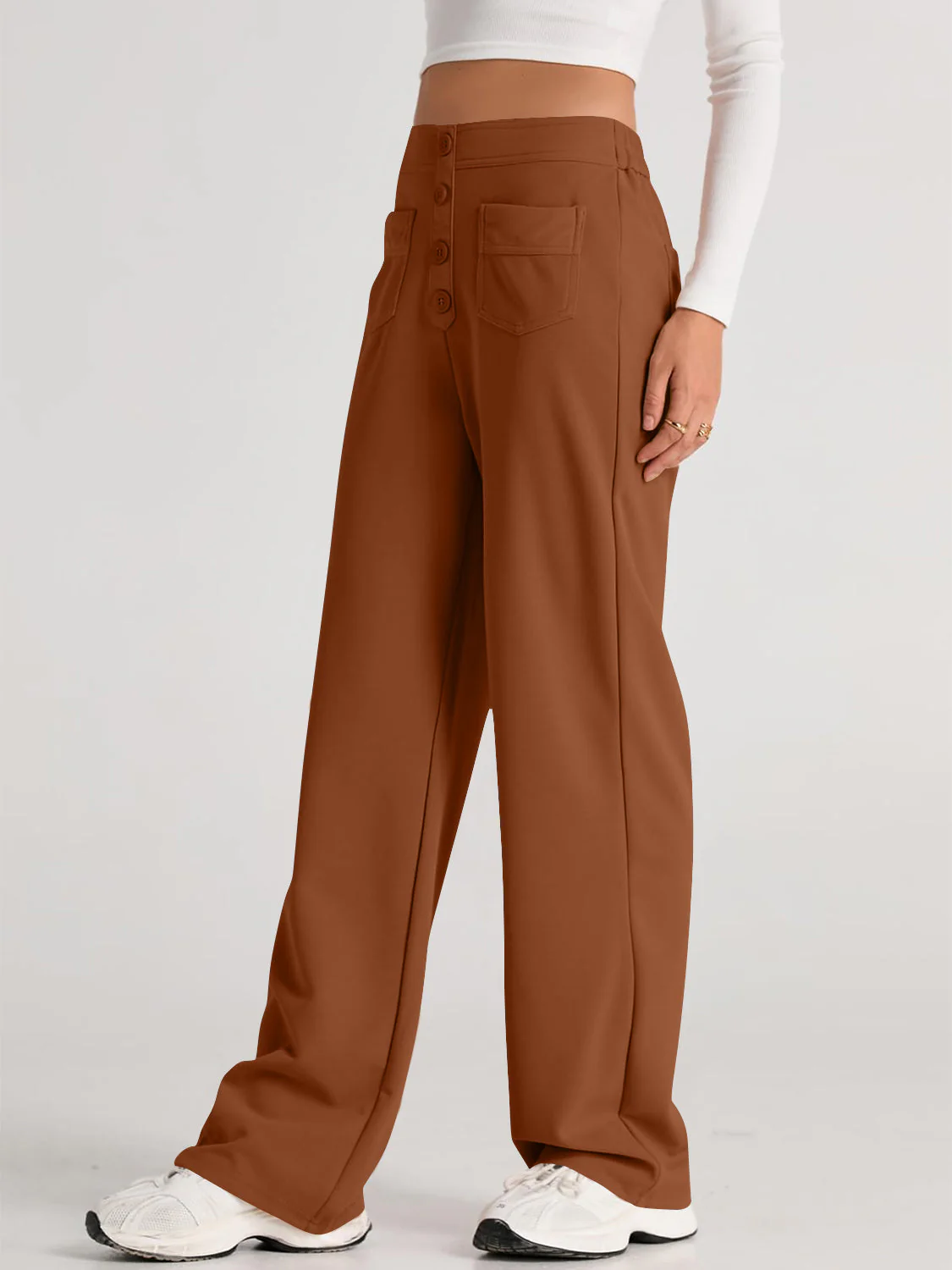 Aurora | Wide-leg, high-waisted trousers - Image 17