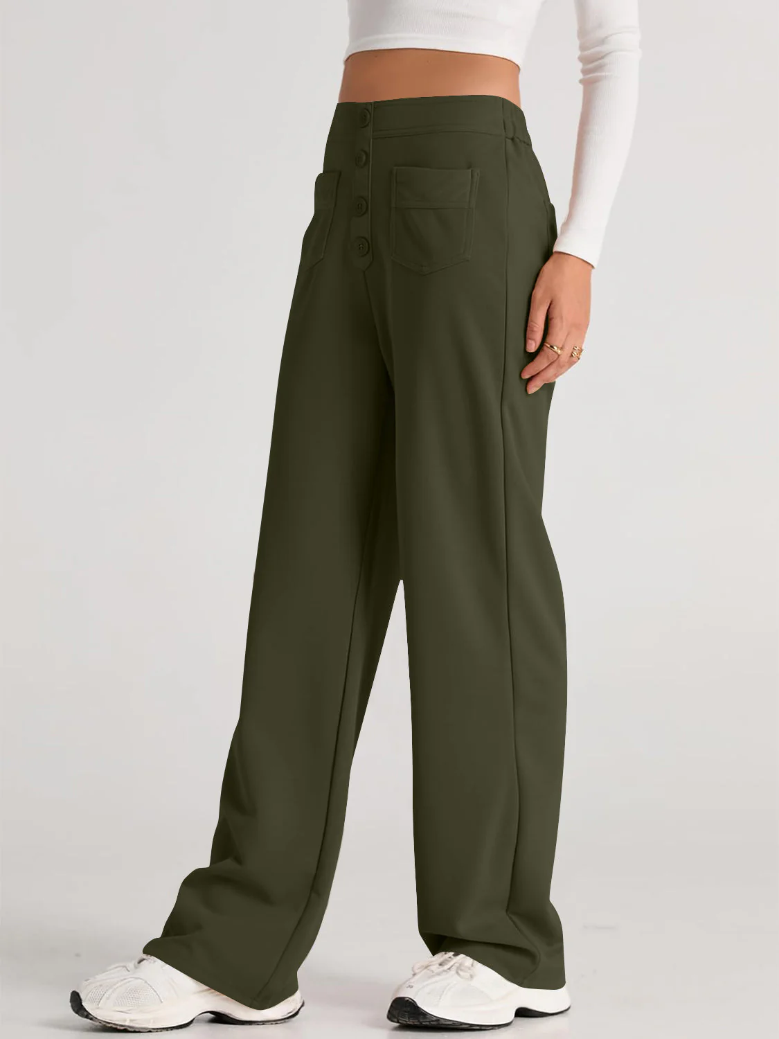 Aurora | Wide-leg, high-waisted trousers - Image 20