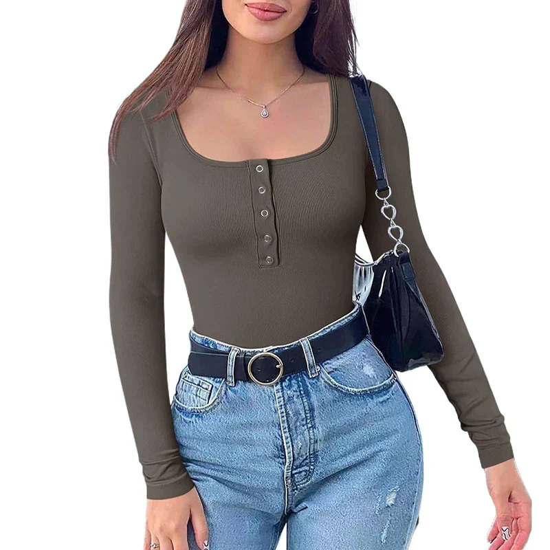 Avril® | Ribbed Bodysuit With Long Sleeves - Image 7