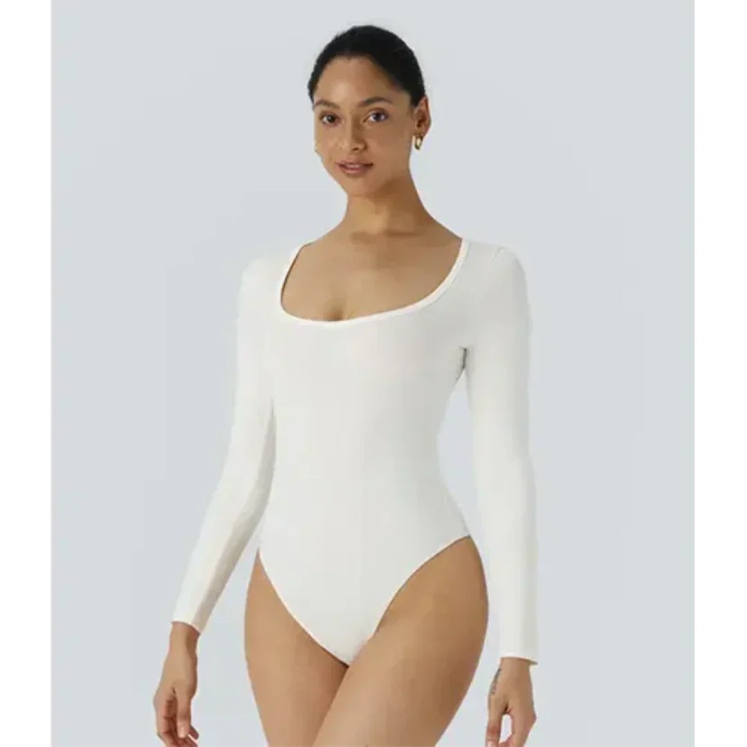 Azania® | Elegant Long Sleeve Bodysuit - Image 2