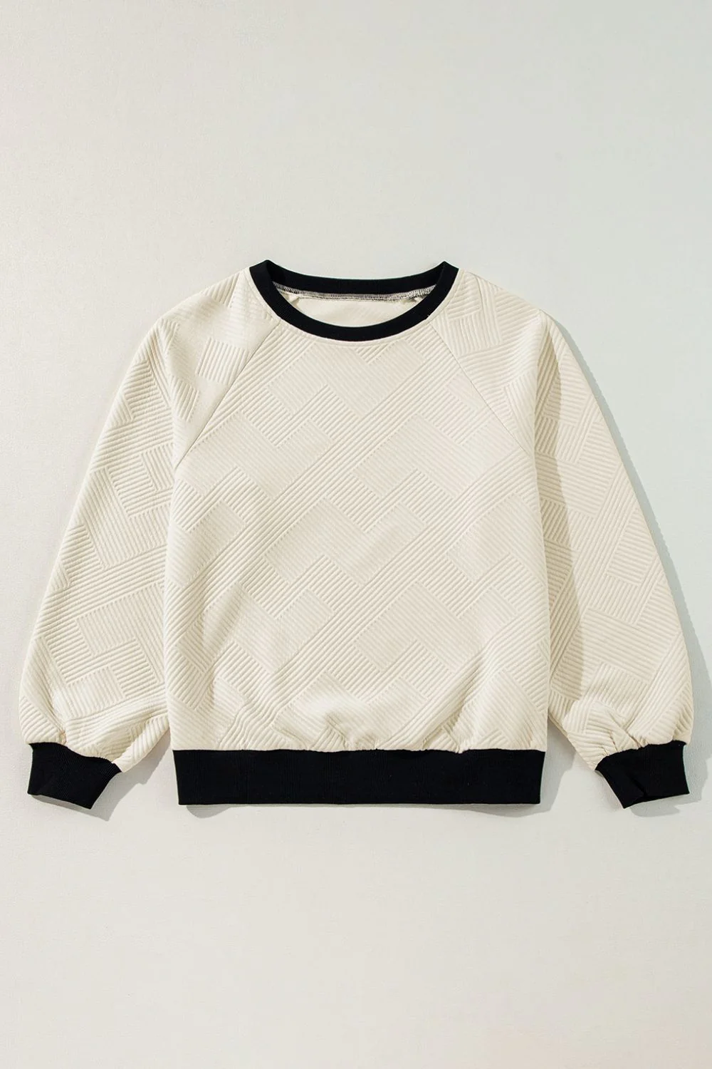 Azucena | Long-sleeved sweatshirt with textured contrast - Image 5