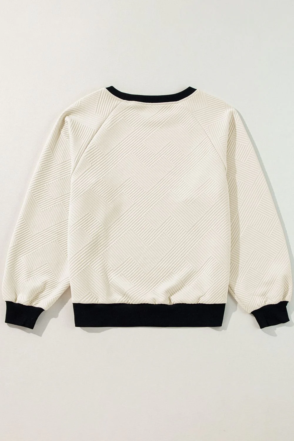 Azucena | Long-sleeved sweatshirt with textured contrast - Image 6