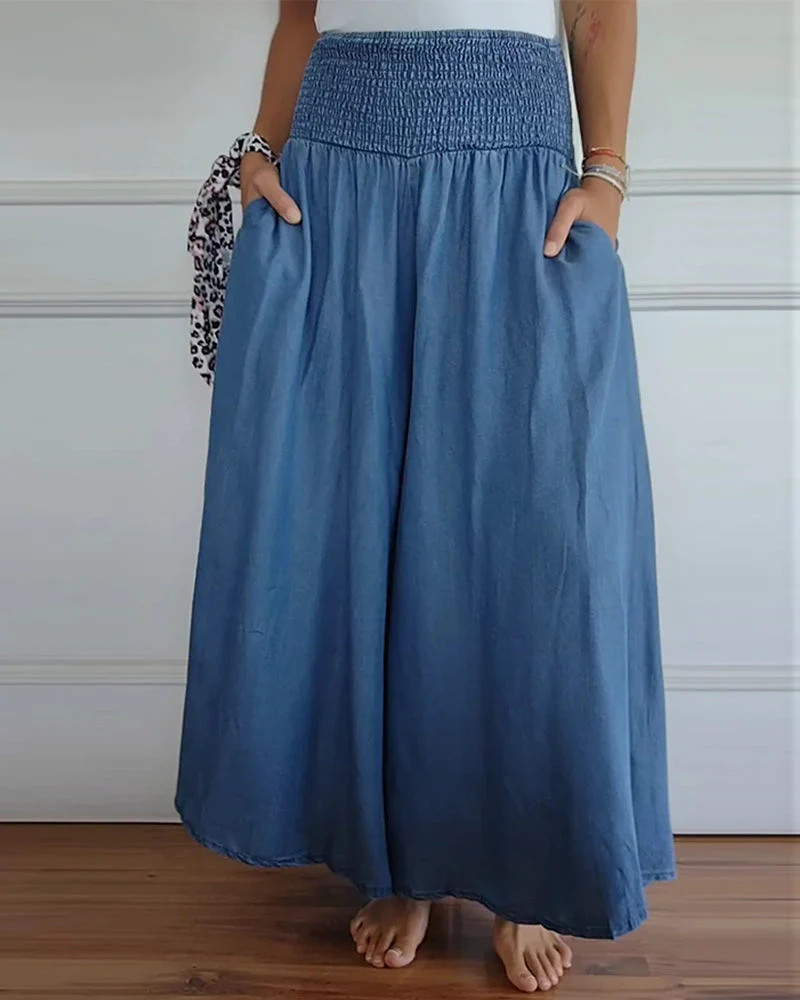 Balbina® | Wide Trousers With Elastic Waistband - Image 3
