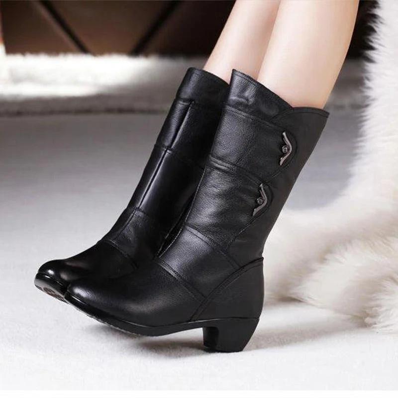 Barbara | High boots with single zip fastening - Image 2