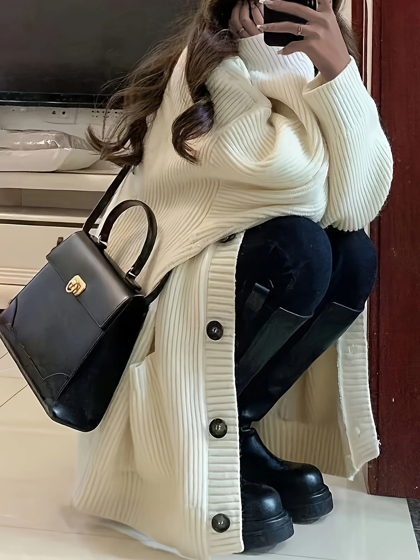 Barbara | Relaxed and stylish winter cardigan - Image 11