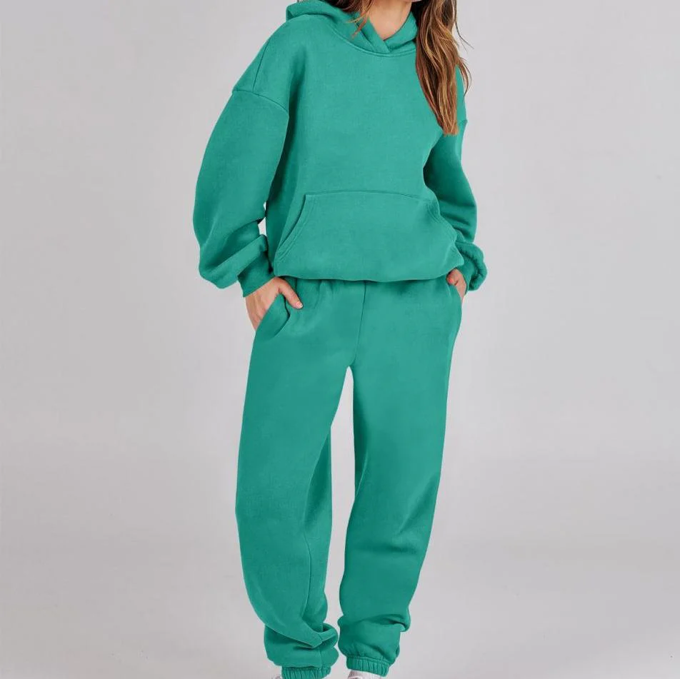 Barbara | Vibrant fall hoodie and sweatpants set for women - Image 10