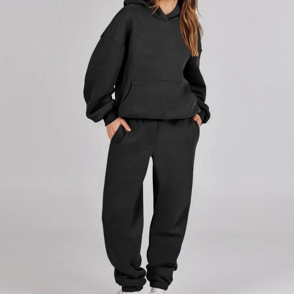 Barbara | Vibrant fall hoodie and sweatpants set for women - Image 2