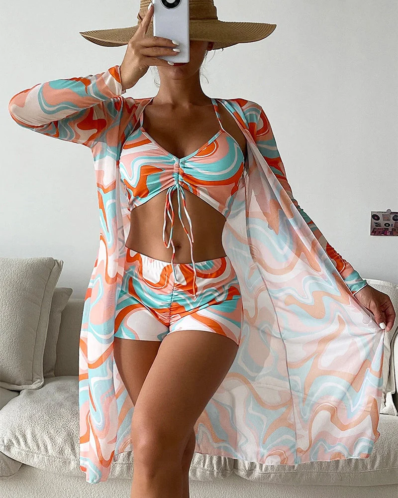 Barrie® | Three-Piece Bikini With Print - Image 4