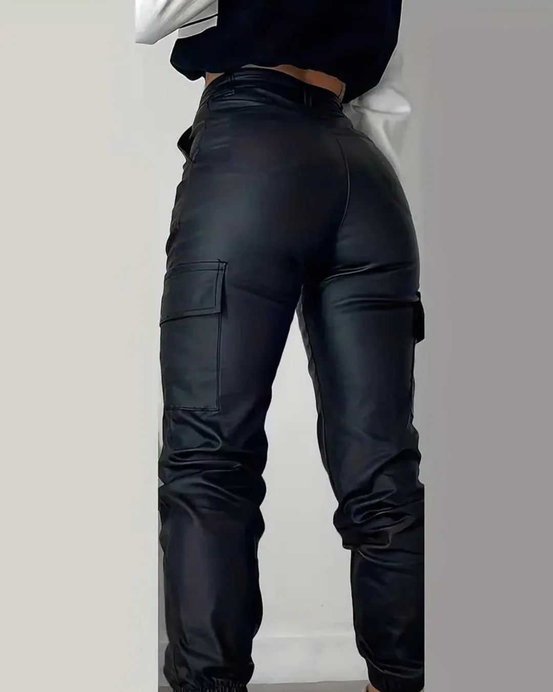 Baya® | Casual Black Cargo Pants - Image 4