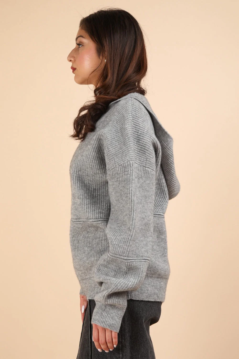 Beate | Hoodie with seam detail and dropped shoulders - Image 3