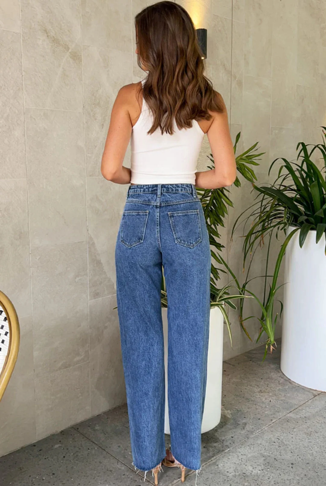 Beate® | Women'S High Waist Beaded Jeans Cargo - Image 7