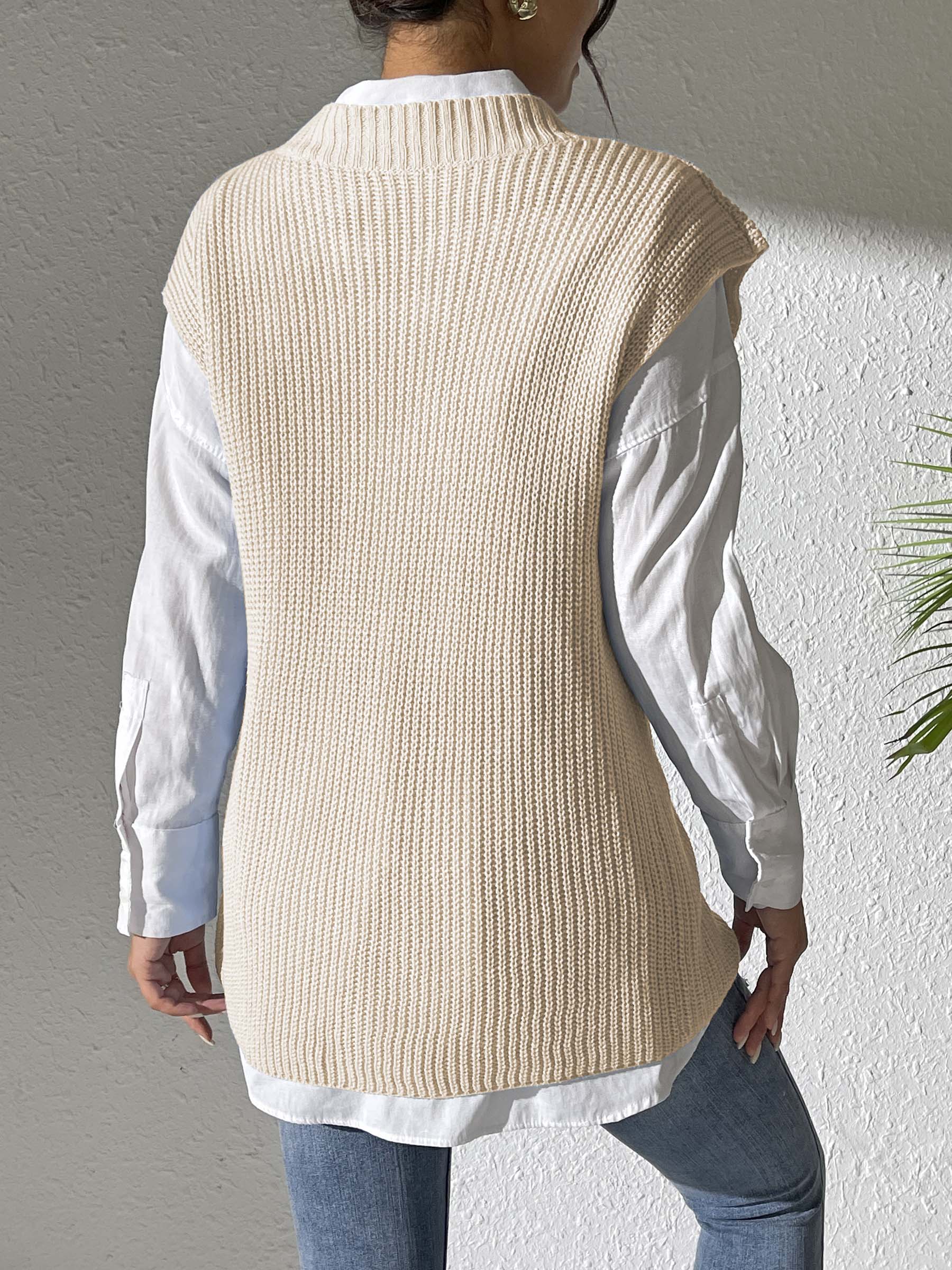 Beatriz | Beaded V-neck sweater vest - Image 14