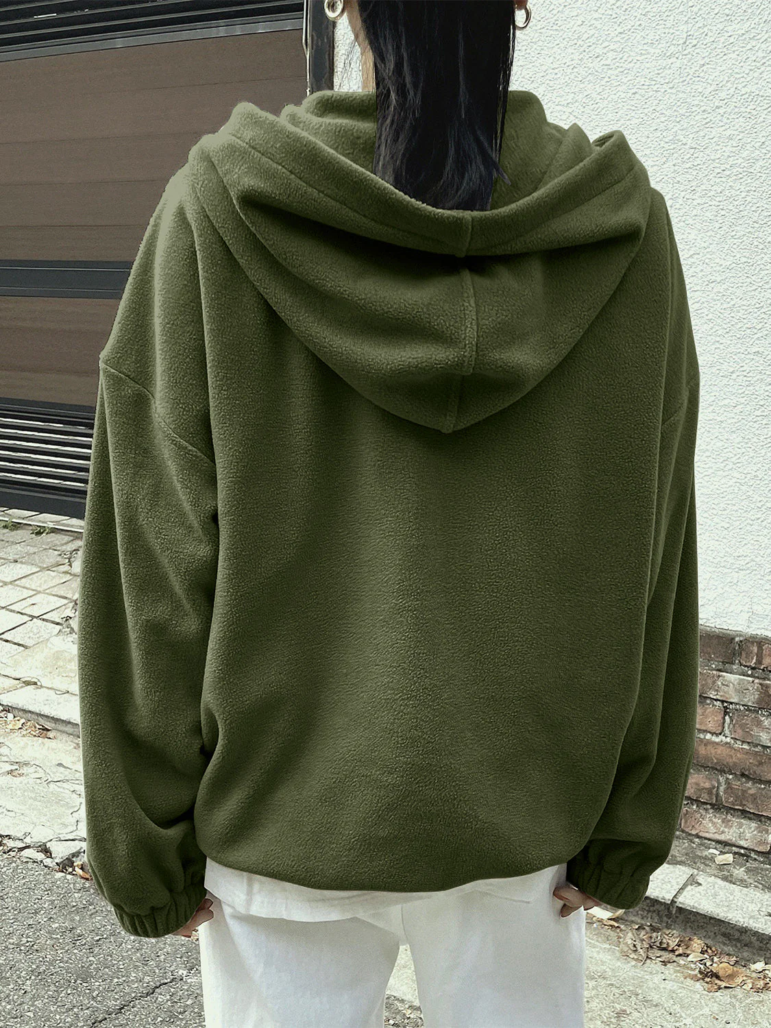 Beatriz | Mountain Quarter Zip Long Sleeve Hoodie - Image 5