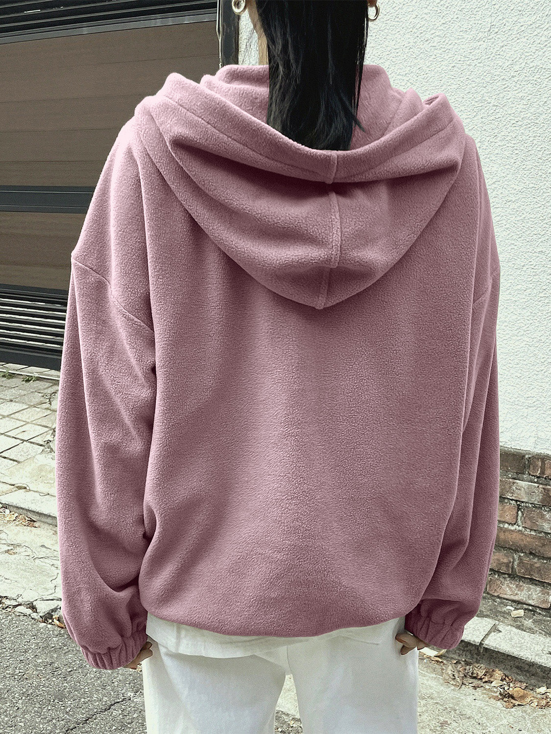 Beatriz | Mountain Quarter Zip Long Sleeve Hoodie - Image 8