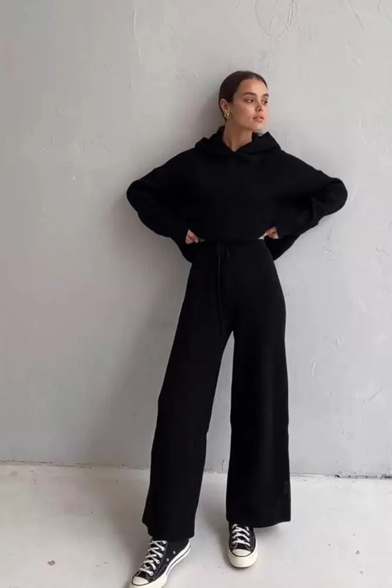 Beatriz | Two-piece plain hoodie - Image 11