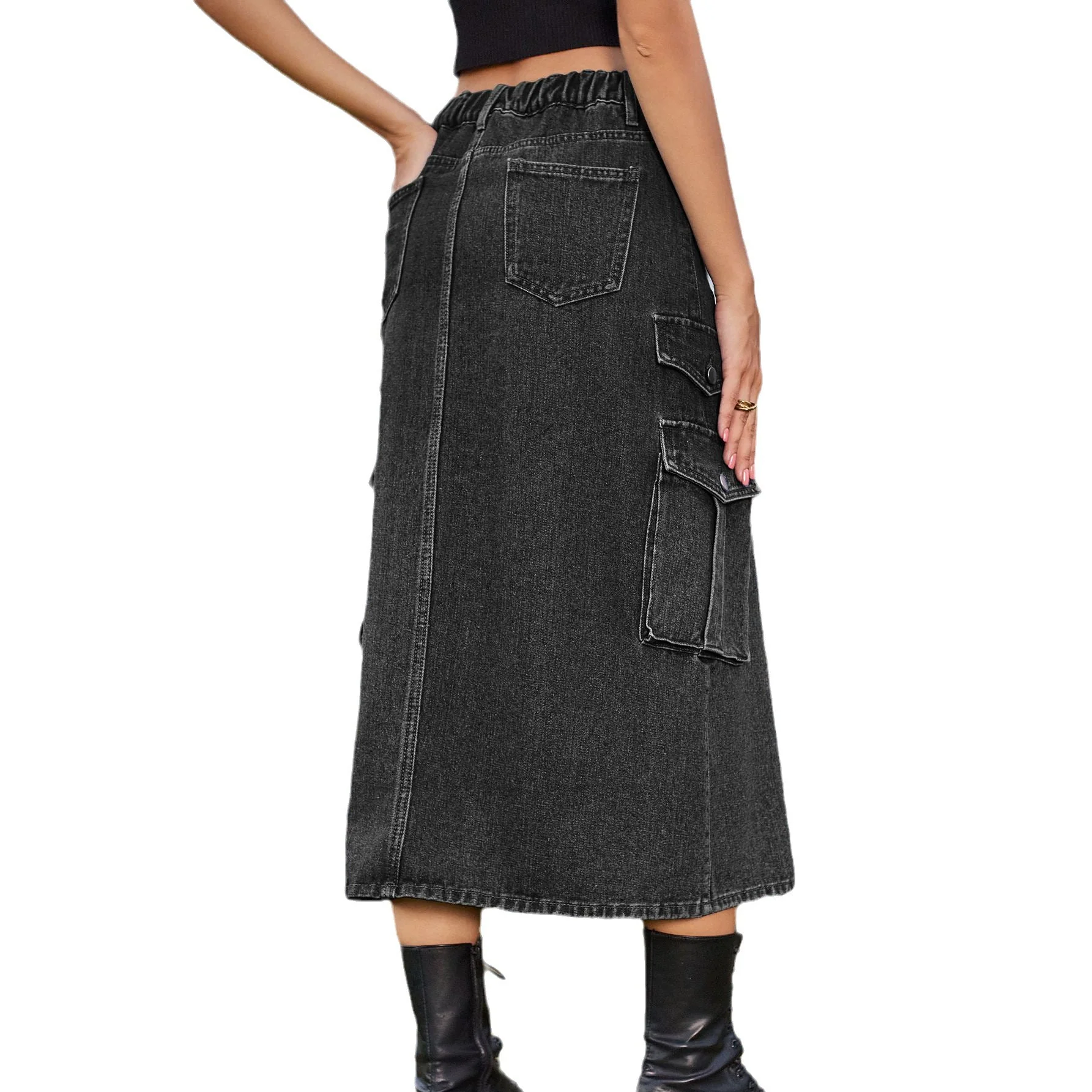 Bedelia® | Denim Cargo Skirt For Women - Image 4