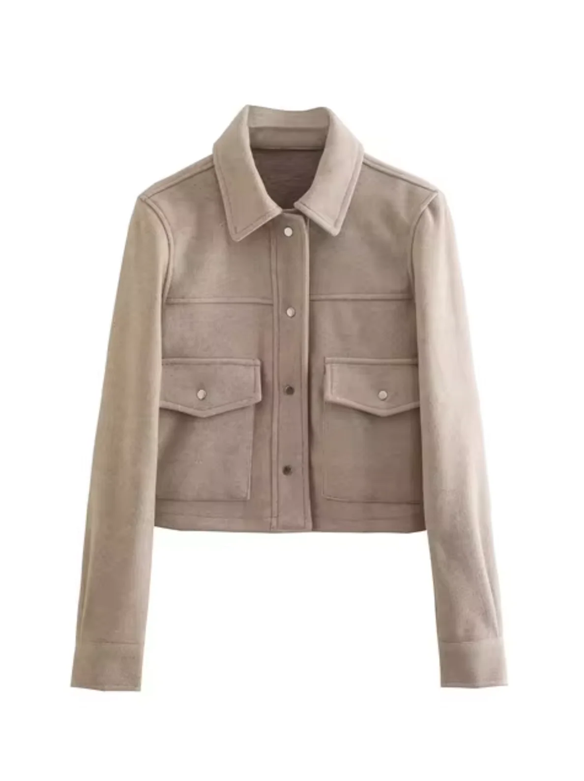 Begoña® | Coat with button placket and front pockets