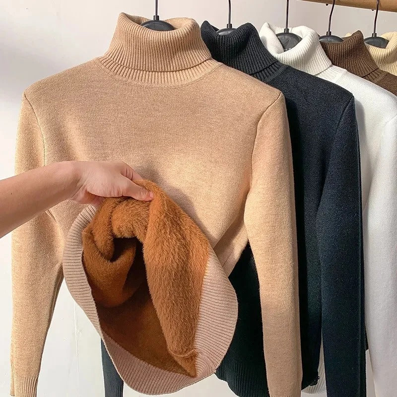 Begoña | Elegant sweater with a high collar - Image 2