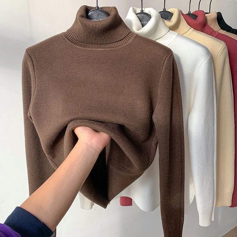 Begoña | Elegant sweater with a high collar - Image 3