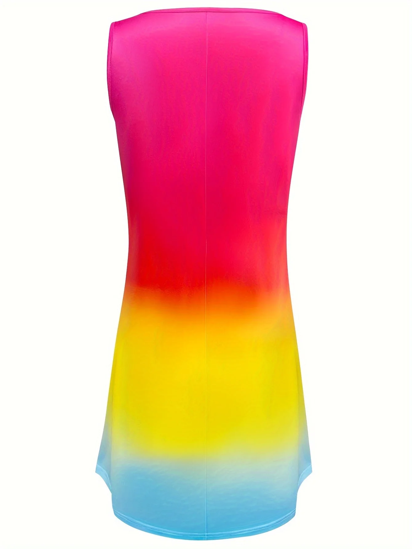 Begoña® | Stylish Gradient Dress With V-Neck - Image 9