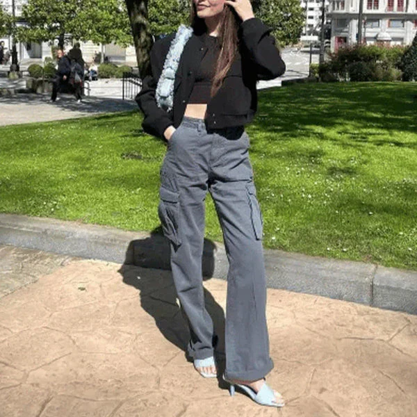 Beileag® | High-Waisted Cargo Jeans For Women - Image 3
