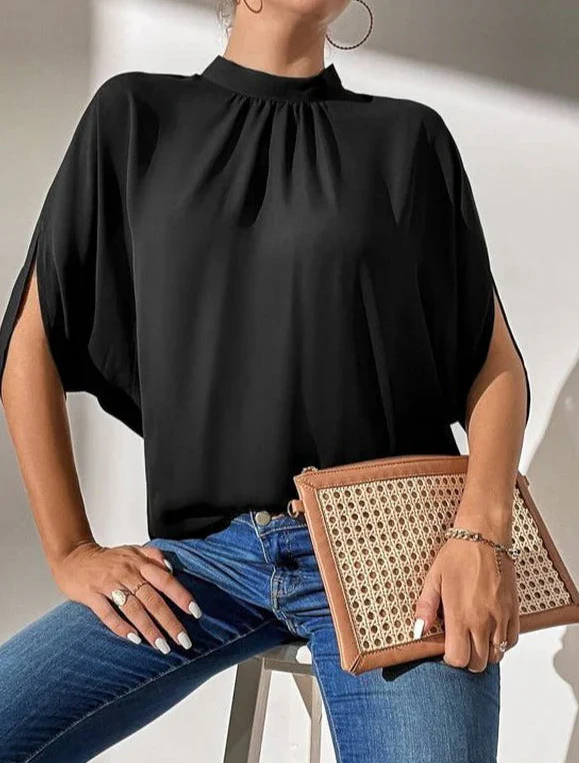 Belén® | Black Timeless Short Sleeve Top - Image 6