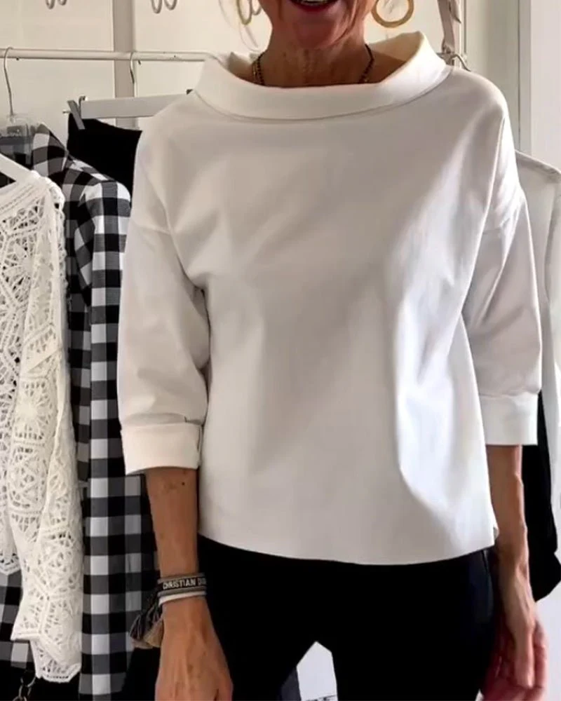 Berenice® | Elegant Blouse With A Loose Turtleneck - Image 2