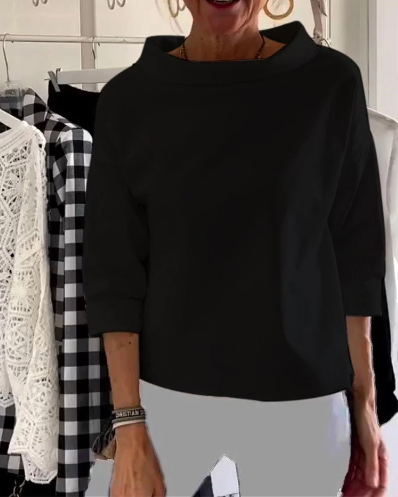 Berenice® | Elegant Blouse With A Loose Turtleneck - Image 6