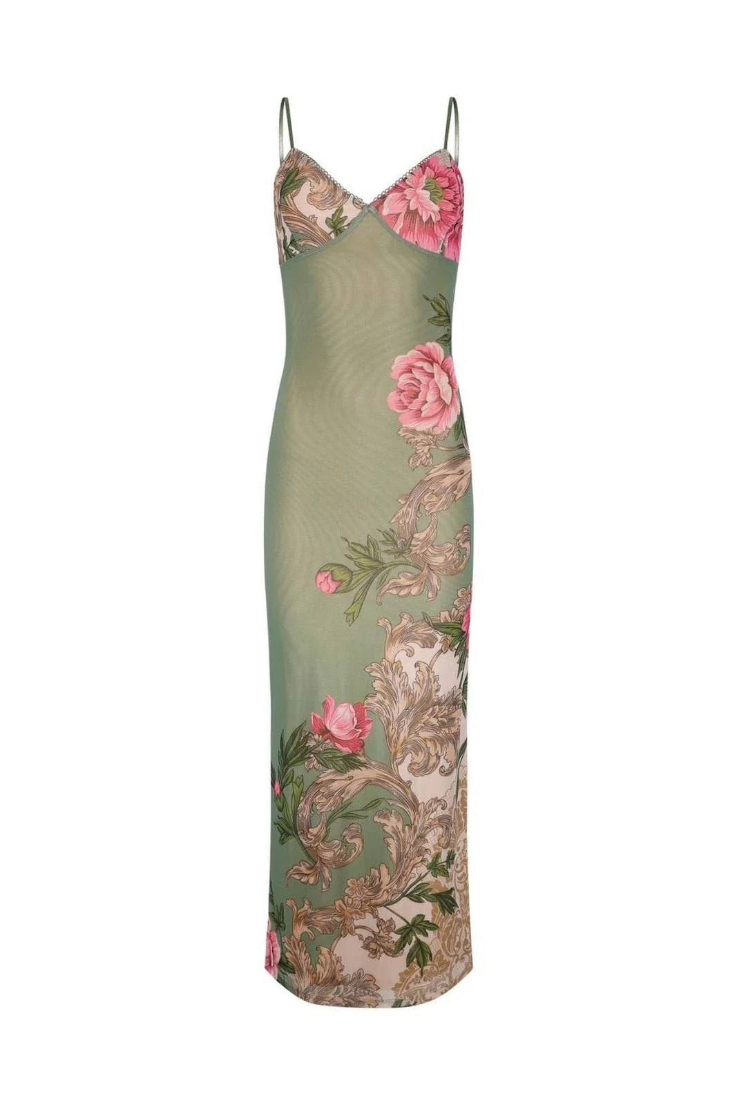 Berta® | Printed, Figure-Hugging Maxi Slip - Image 4