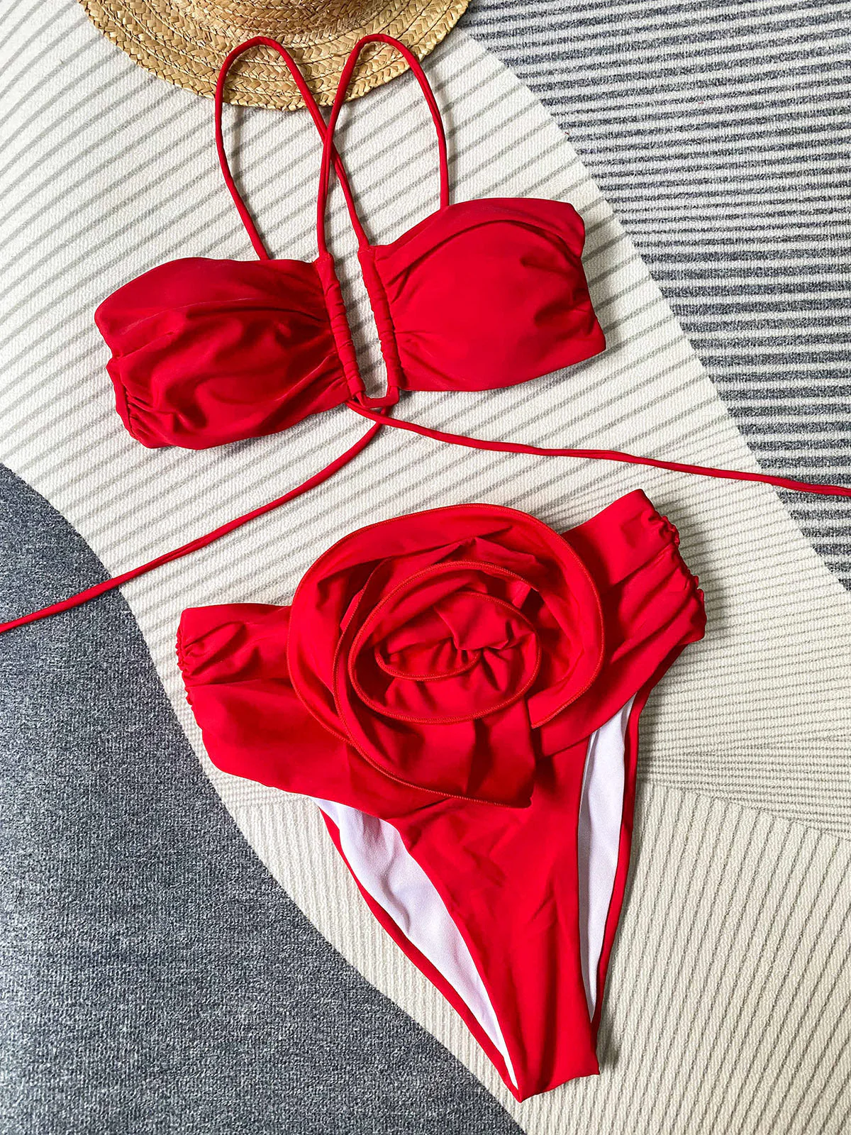 Beryl® | Bikini With Neck And Floral Detail - Image 4
