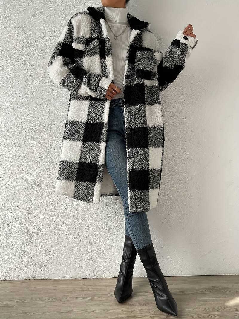 Bianca| Fashionable and minimalist winter coat - Image 9