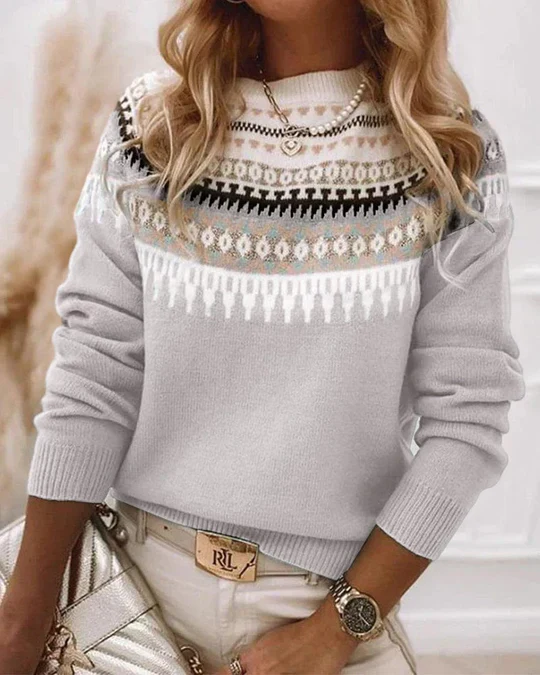Bianca® | Pull imprimé à Manches longues for women