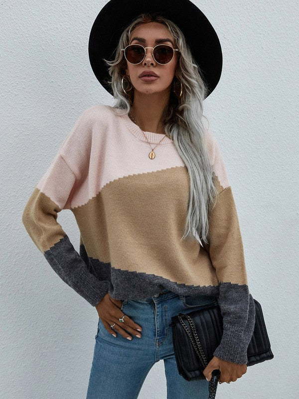 Bianca | Women's sweater with long sleeves and a round neck - Image 5