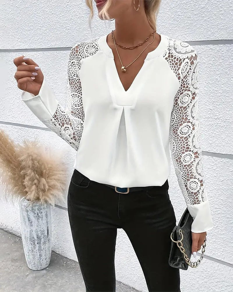 Bibiana® | Elegant Lace Blouse - Image 4