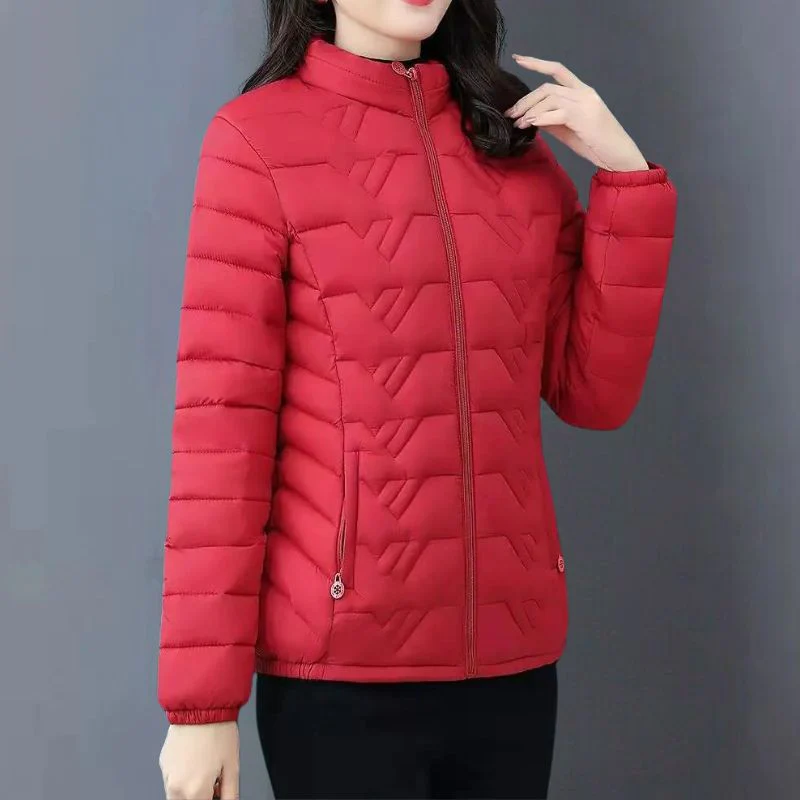 Bieke | Stylish women's down jacket for autumn and winter - Image 3