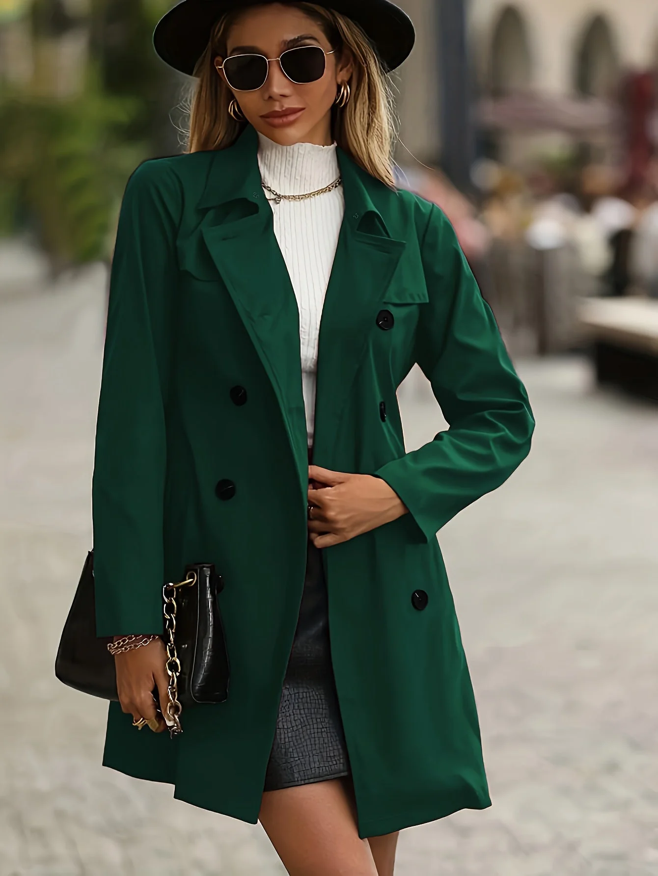 Bonifacia | Elegant winter trench coat for women - Image 4