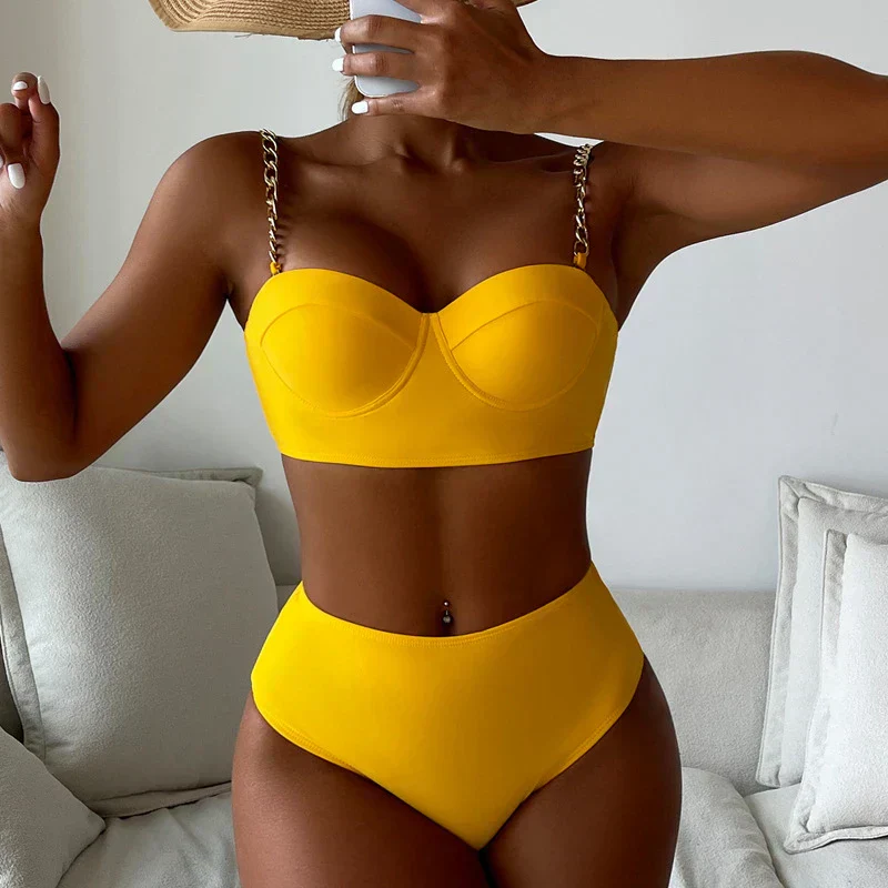 Borgia® | High Waisted Padded Two Piece Set - Image 2