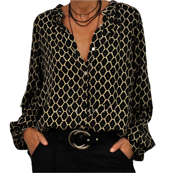 Brea® | Elegant Women'S Blouse V-Neck - Image 5