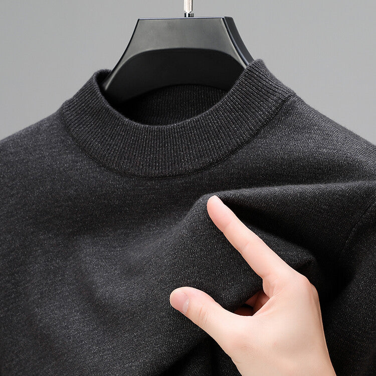 Brenda® | Men'S Sweater With Closed Collar And Bottom Hem - Image 5
