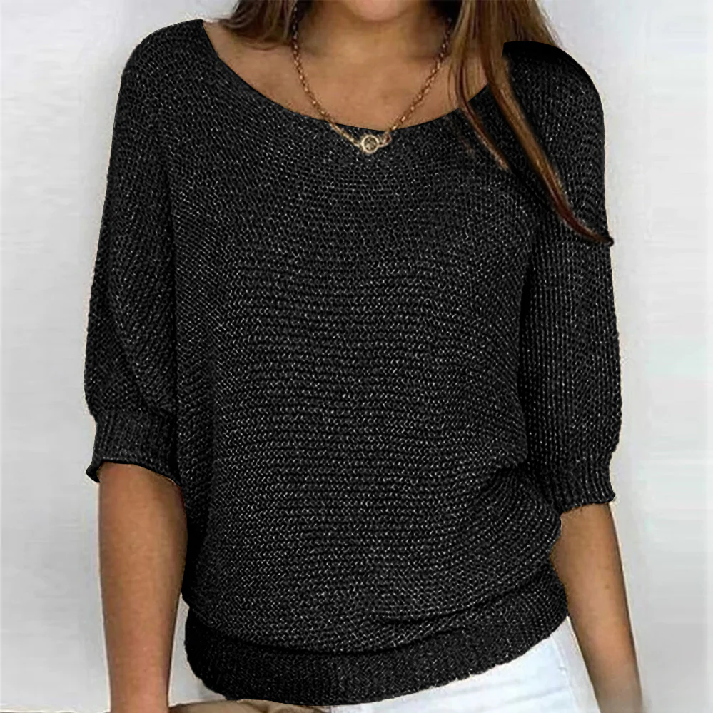 Brenda® | Shiny knit top for women